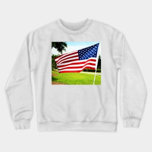 American Flag Crewneck Sweatshirt